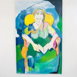 Juliana Dorso - La Liseuse - 2020 - Gouache - 100x150cm