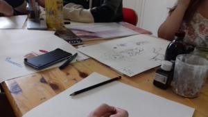 Atelier de pratiques artistiques avec Pierre Budet